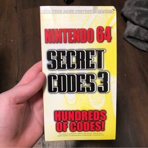 Nintendo 64 Secret codes 3 paperback book